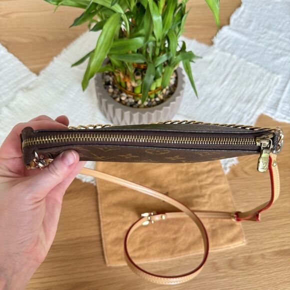 ✅AUTHENTIC✅LOUIS VUITTON POCHETTE ACCESSORIES CROSSBODY BAG - Picture 8 of 13